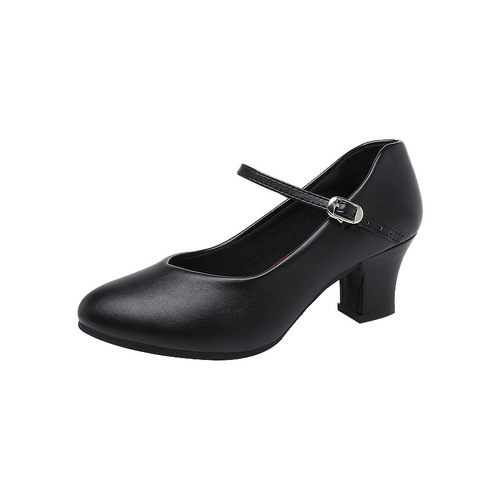 Manufacturer wholesale modern dance shoes for women adult dance shoes medium-high heel square dance shoes for women soft sole dancing shoes dropshipping