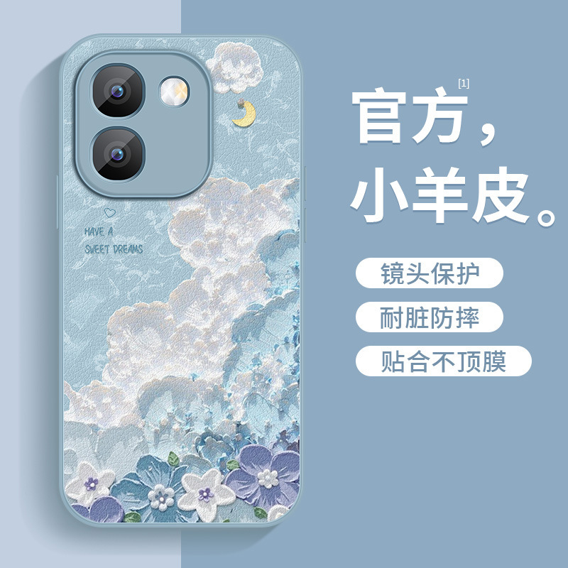 Wave oil painting case suitable for iQOO Z11s phone case, Z11S protective cover, Z11 Turbo new model, Z11x silicone shell