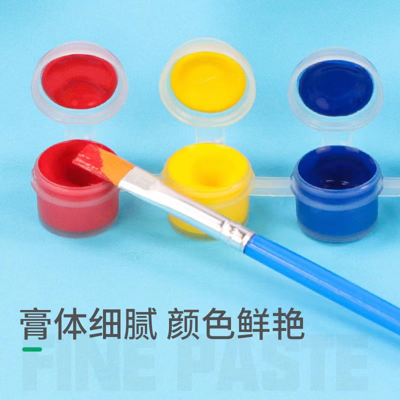 跨境兒童恐龍水彩畫填色塗鴉畫diy手工塗色搪膠玩具彩繪搪膠玩具