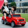 Mercedes-Benz six-wheel car-Lifelong warranty-manufacturer direct sales-red six-wheel drive: 12v10 big electricity