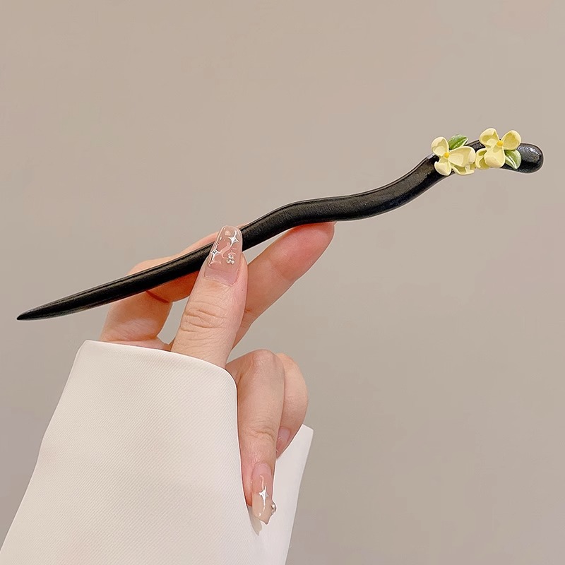 Estilo antiguo borla horquilla de las mujeres nuevo estilo chino mapache Han accesorios de ropa de alta calidad updo pelo Maxi falda horquilla paso agitar tocado