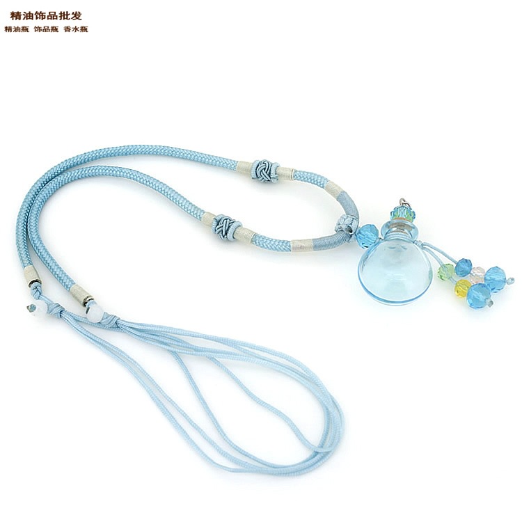 精油饰品网天蓝色透明荷包满满精油瓶配双扣绳项链1.jpg