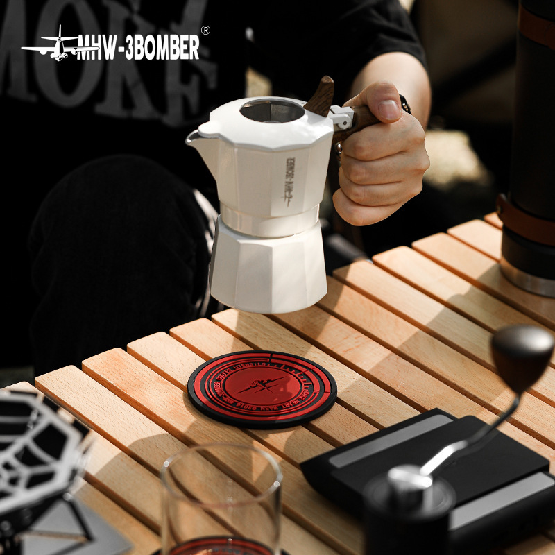 Bomber Mocha Pot Silicone Heat Insulation Mat Anti-ironing Mat Coffee Coaster Storage Mat Non-slip Heat Insulation Base Bomber Mocha Pot Silicone Heat Insulation Mat Anti-ironing Mat Coffee Coaster Storage Mat Non-slip Heat Insulation Base