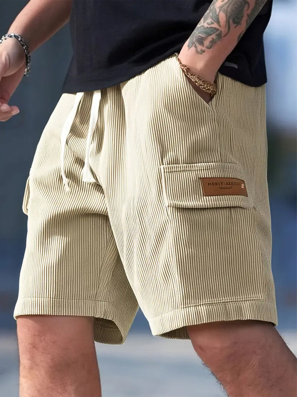 国境を越えたアメリカ風男性パンツ夏のストライプのゆるいカジュアルパンツ|undefined
