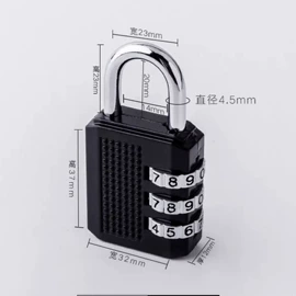 密码锁;挂锁