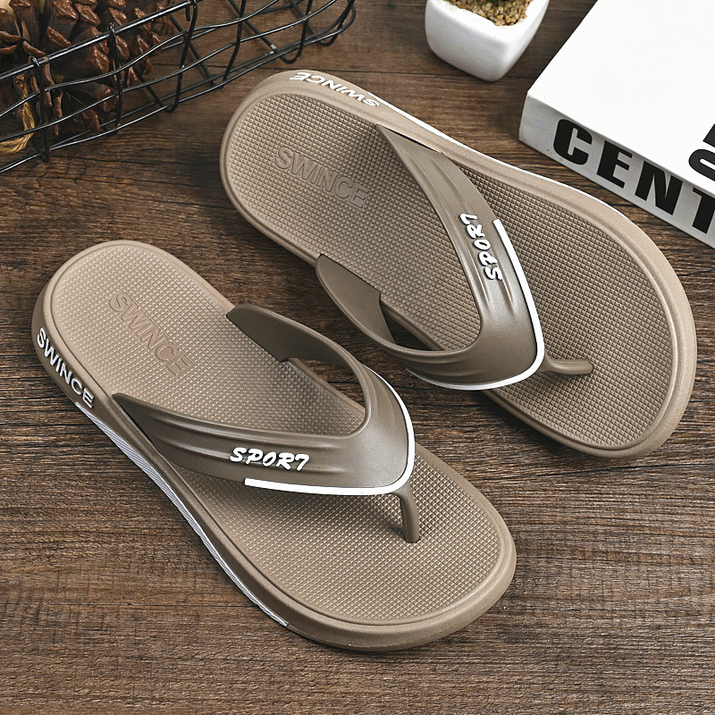 Non-slip Men's Flip-flops For Summer Beach And Home Use_voghion.com