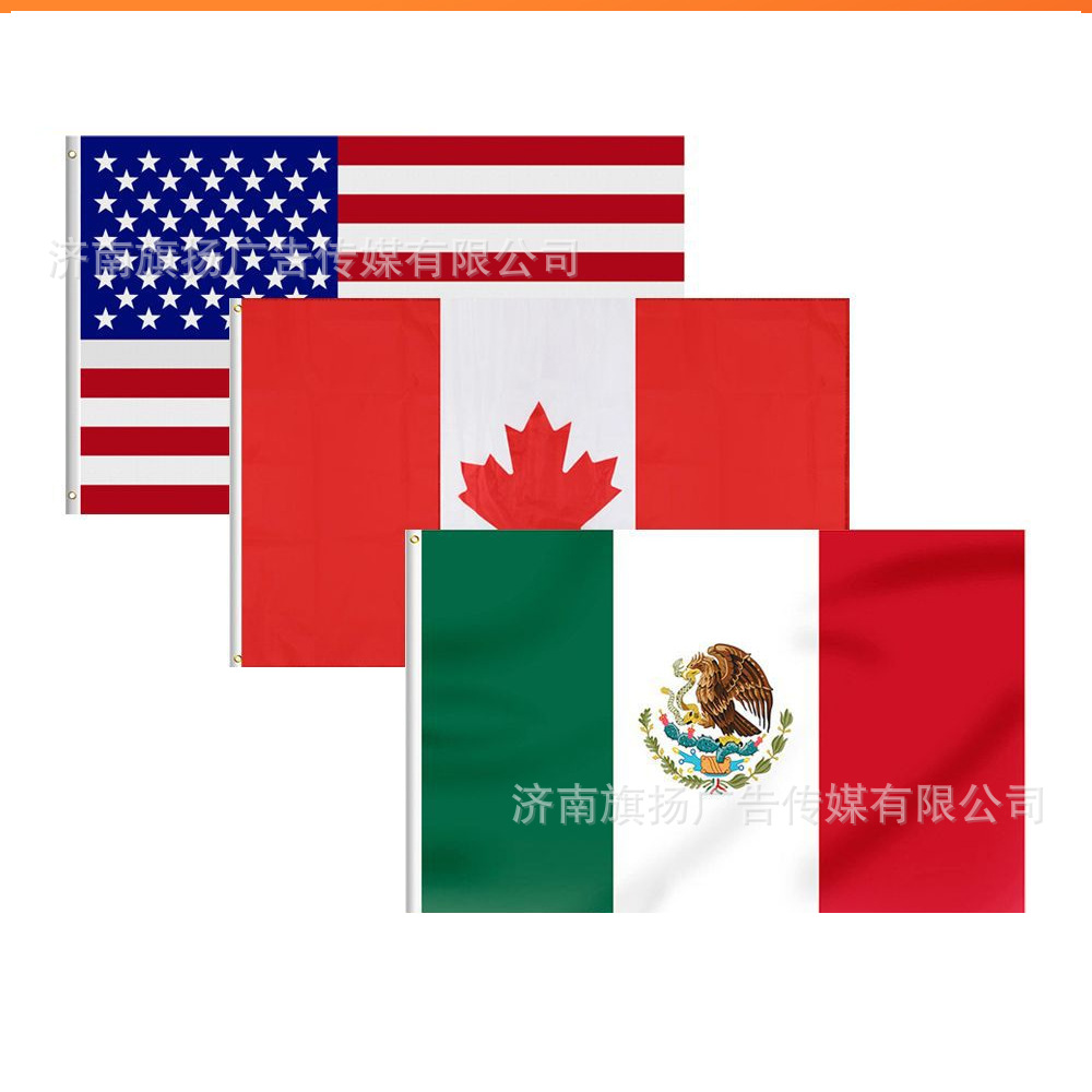 2026 Estados Unidos, Canadá, México, productos de la Copa del Mundo, banderas de mano, fanáticos, banderas de mano, banderas personalizadas