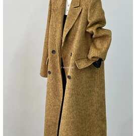 正流行双面羊绒大衣女2025秋冬新款毛呢外套赫本风高级气质小个子