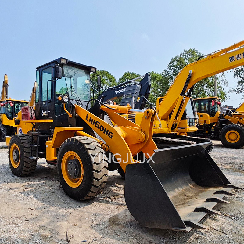 Exportación perenne de segunda mano original Liu Gong CLG836 cargadora de ruedas y todo tipo de excavadora elevadora