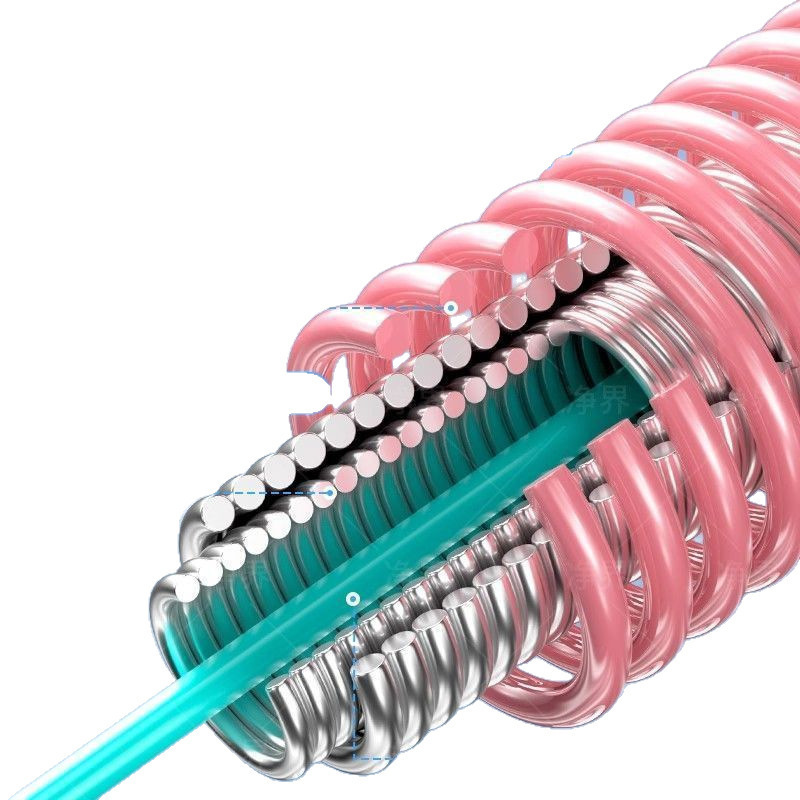 腰を痛めないスプリングフラフープ、柔らかい腰とお腹のトレーニングツール、折りたたみ式女性用加重お腹引き締めフィットネスフラフープ|undefined