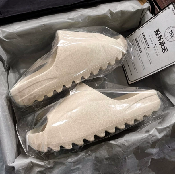 Сланцы Putian Coconut YEEZY 6.0 мужские и женские кроссовки 2025 летняя толстая подошва пары чисто оригинальные тапочки