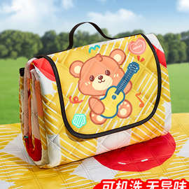 野餐垫防水防潮垫加厚户外露营帐篷地垫便携可折叠野外垫子