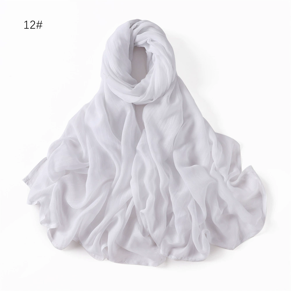 Хорошее ощущение пар rayon однотонный широкий край х/б хлопок лен однотонная малазийская хлопковая длинная косынка головной убор хиджаба