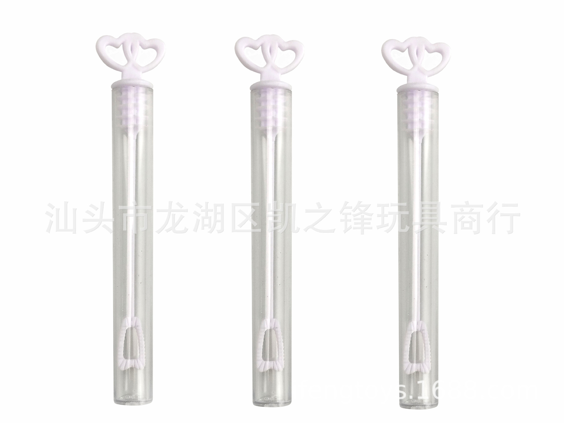 泡泡试管白色双心