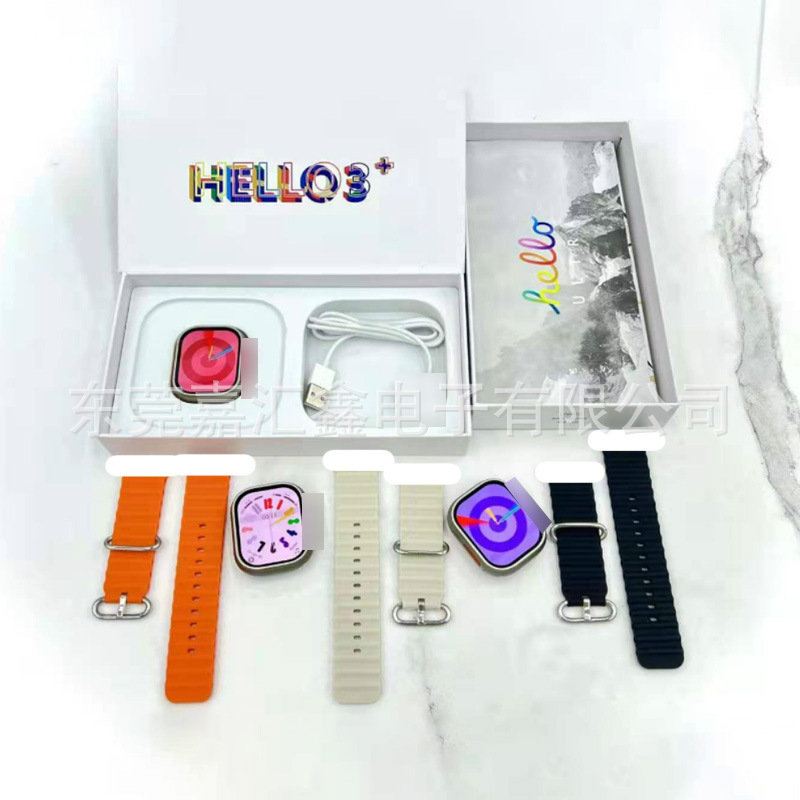 Smart Watch Hellowatch3+ Huaqiangbei Ultra3 Dynamic Island Oled Screen Bluetooth Call Factory Wholesale
