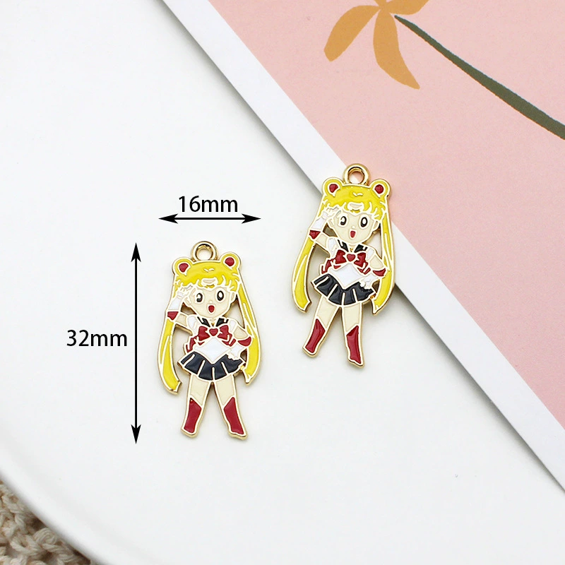 Металлическая подвеска-талисман Sailor Moon S1, сплав с эмалью, легкая, 10 вариантов дизайна