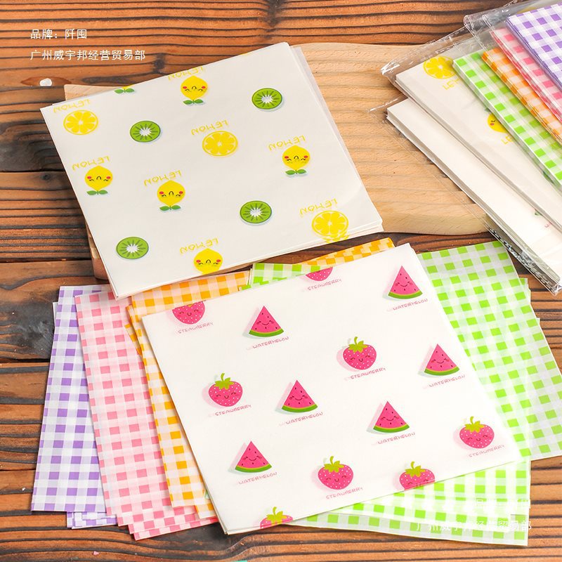 烘焙巴斯克小蛋糕纸韩系ins风格油纸野餐三文治简餐便当吸油垫纸