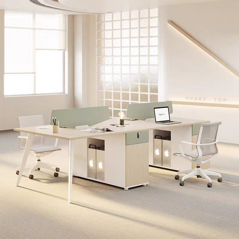 Simple Modern Staff Desk Single Two-person Four-person Screen Workstation Staff Card Office Furniture