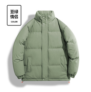 Cotton-padded coat for men and women winter tide brand ruffian cotton-padded jacket ins Hong Kong-style loose cotton-padded jacket casual bread suit stand collar cotton-padded jacket