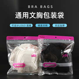 厂家现货批发复合透明文胸包装袋情趣内衣拉链自封塑料胸罩包装袋
