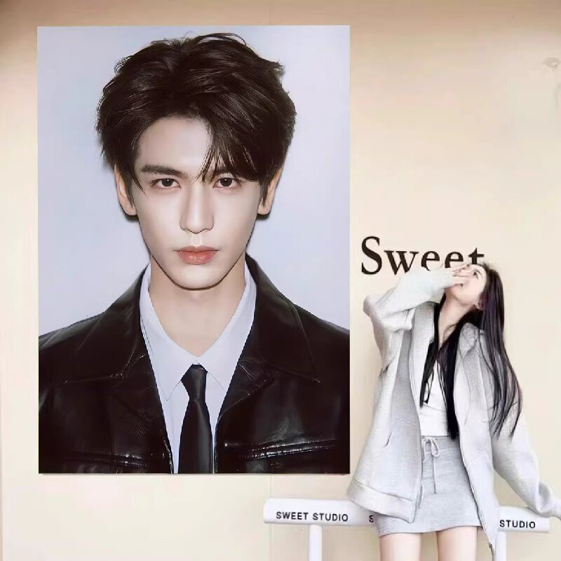 Zhang Linghe's Super Large Poster Star Tear-Off Photo Jue Jingyi Photo Check-In Fashion Sticker