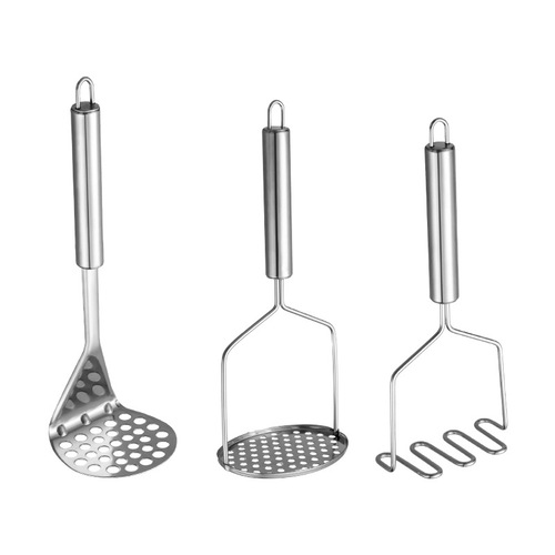 Stainless steel potato masher kitchen restaurant manual masher multifunctional household baby food potato masher