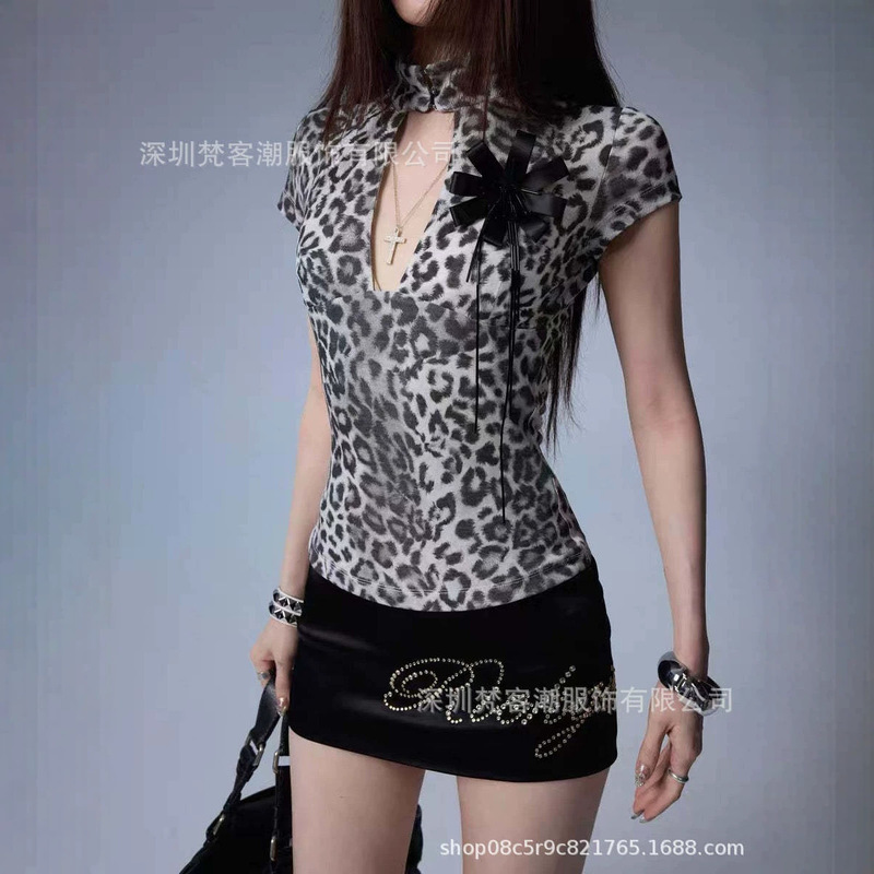 American-Style Sexy Spicy Girl Niche Retro Personality Short Bodycon Skirt Harajuku Print Trendy High-End Skirt American-Style Sexy Spicy Girl Niche Retro Personality Short Bodycon Skirt Harajuku Print Trendy High-End Skirt