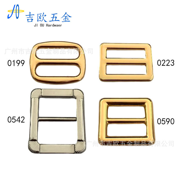 6-point day button bag, leather goods, hardware, women's bags, accessories, zinc alloy shoulder strap buckle, three-level buckle adjustment buckle 