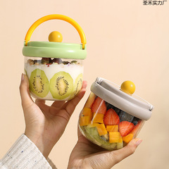 ドレンカップ、ポータブルサラダカップ、食品グレードのピクニック、ポータブルフルーツクリッパー、仕事用