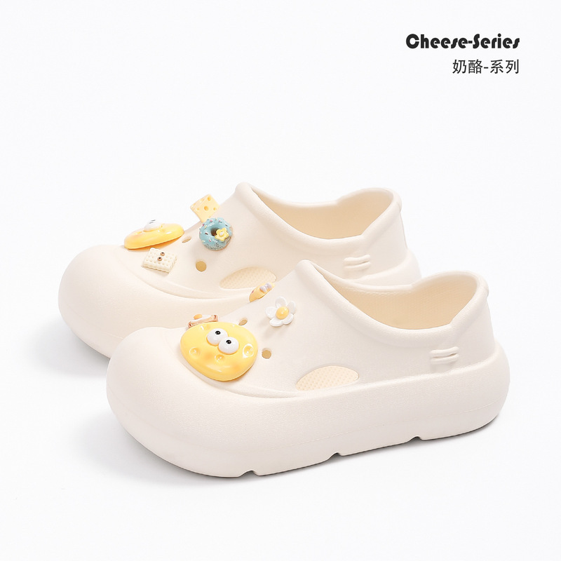 2026 New Style Women's Summer Outdoor Cartoon Cheese Slippers with Thick Soles, Non-Slip, Dual-Use Indoor Slippers for Women 2026 New Style Women's Summer Outdoor Cartoon Cheese Slippers with Thick Soles, Non-Slip, Dual-Use Indoor Slippers for Women