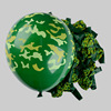 Green camouflage tank suitable for photo sessions, layout, balloon, Amazon, 8 gram