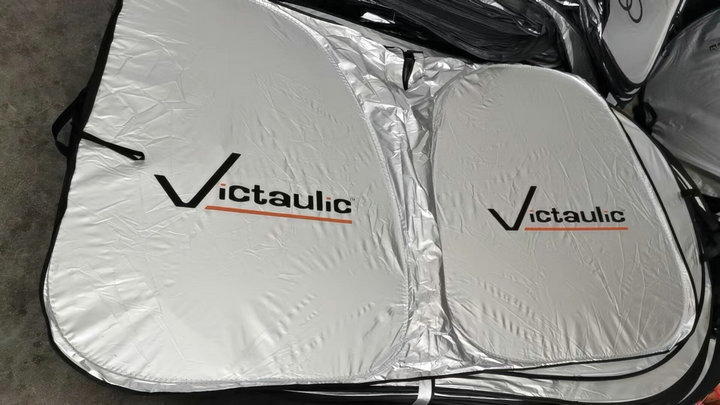 Sun visor car front gear sun visor car titanium silver heat insulation heat protection UV heat release sun protection opaque
