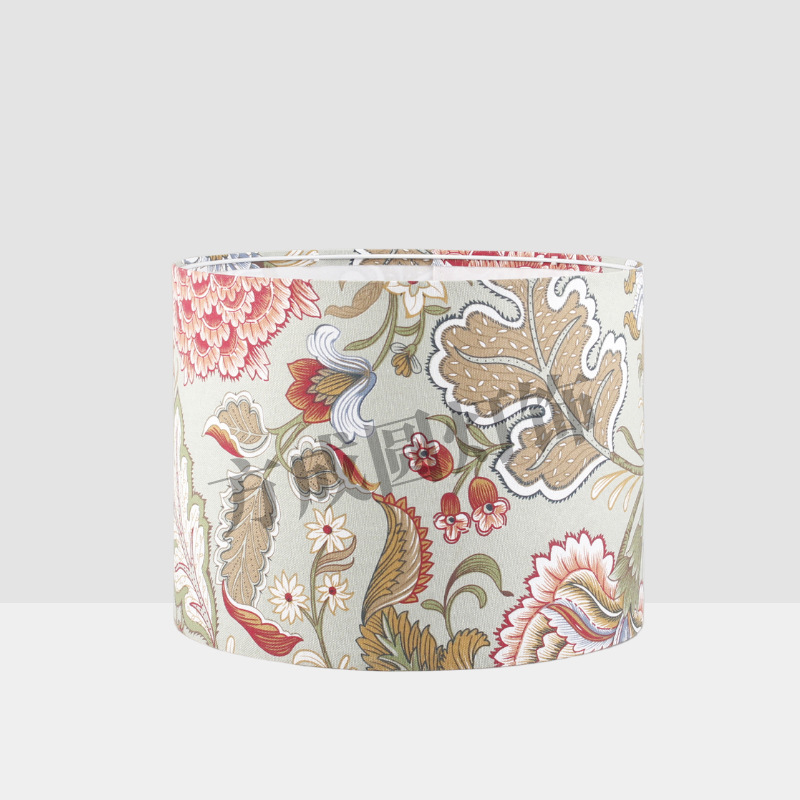 Bosque de viento tela lámpara cubierta sala de estar sala de té personalidad creativa lámpara de piso cubierta dormitorio cálida lámpara de cabezal de cama lámpara de mesa cubierta