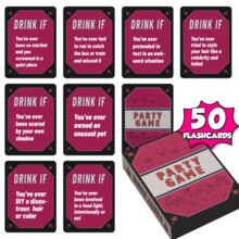 �¿�50���ɶԾۻ���Ϸ��Ƭdrink ifȫӢ�����Ļ���ð�����ο�Ƭ
