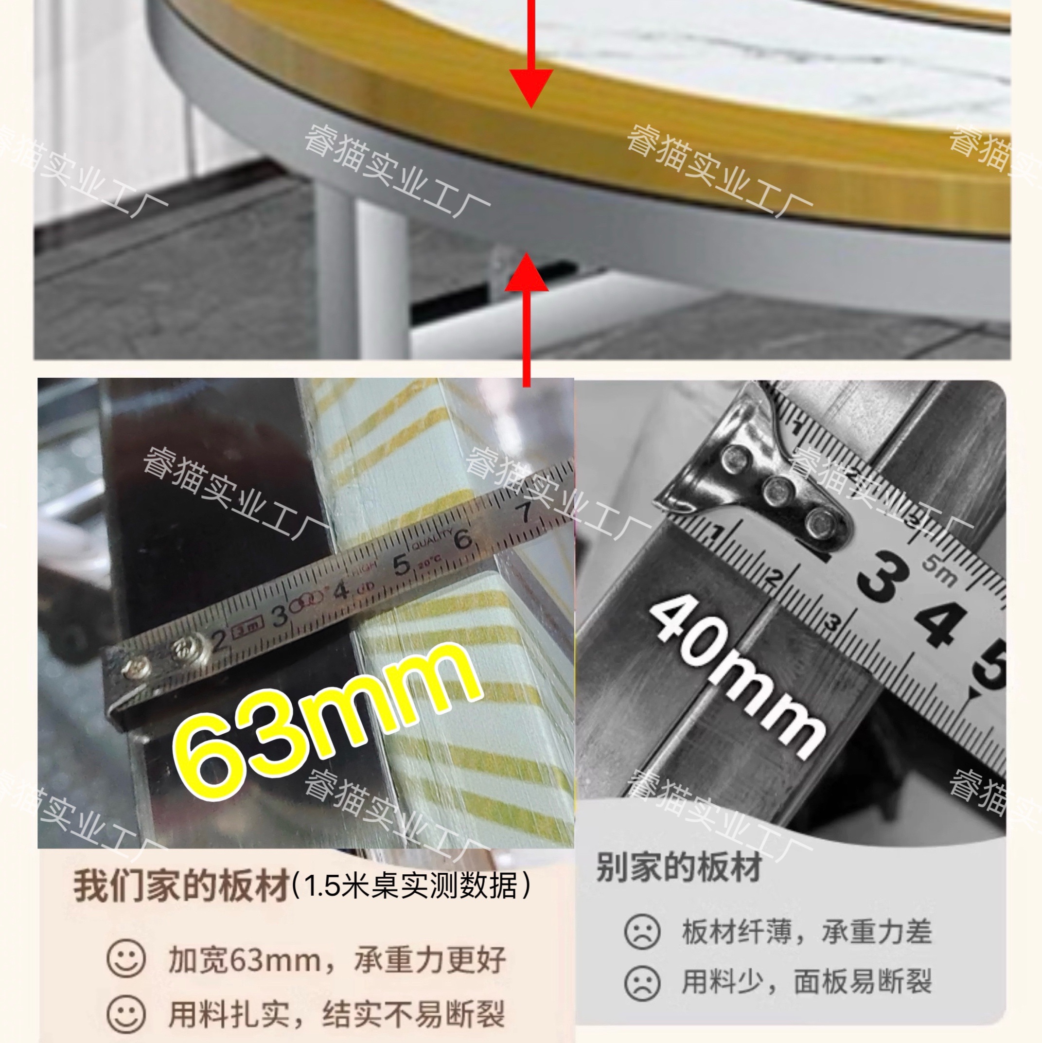 Mesa redonda de acero inoxidable 304, imitación mármol, mesa de comedor plegable con plato giratorio, mesa de comedor integrada, mesa para olla caliente, cocina de inducción