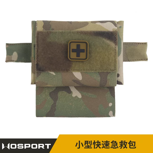 Wosport Outdoor Tactical Small Medical Camouflage First Aid Kit Molle Mounting Quick Deployment Modified Version