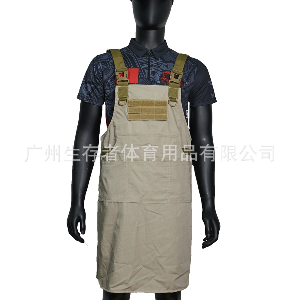 Fuente transfronteriza Técnico Técnico Equipo de usuario masculino y femenino Picnic Resistente al desgaste Téctico Viento Camuflaje delantal