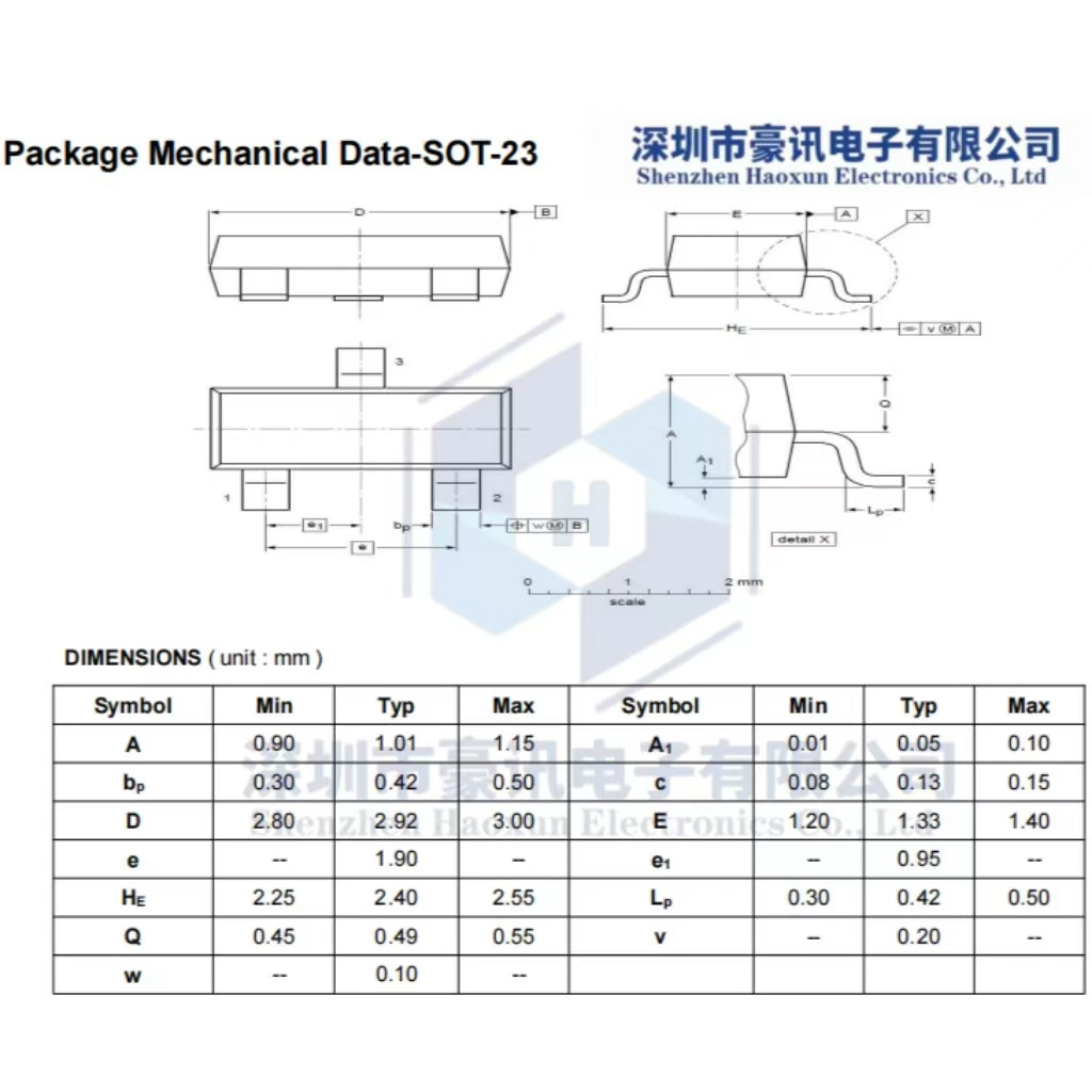 60v3aP канал поле эффекта трубка MOSFET новый sot23-3 патч 110 миллиохм MOS-таб DMPH6250S-7