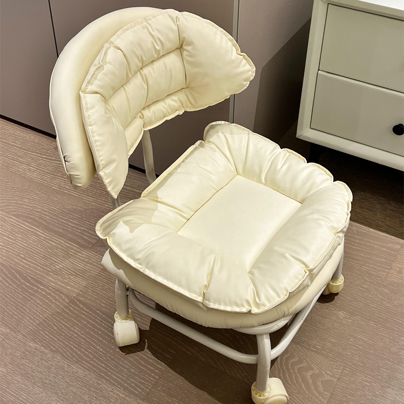Cloud Swivel Chair Baby Kidsren's Chair Pulley Learning Stool Acrylic Strong and Durable Stool Swivel Back Chair