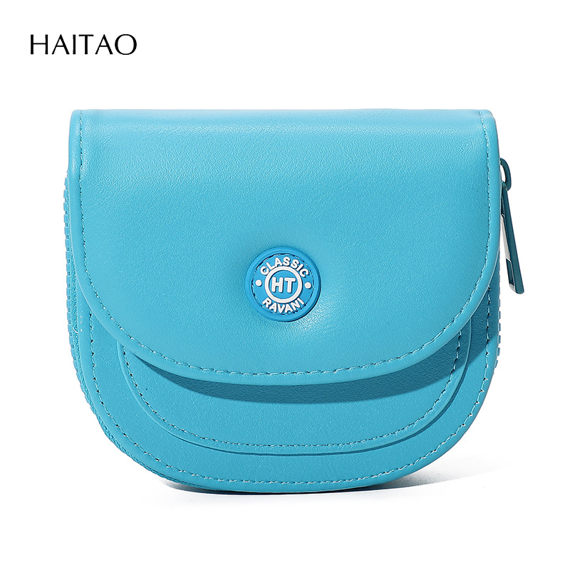 2025 color dopamina nueva billetera de moda monedero de varias tarjetas