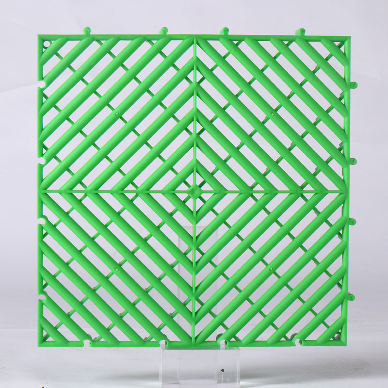 3 cm lavado de coches parrilla de suelo empalmada PP nuevo material lavado de coches sin ranura partición de plástico 4S tienda alfombra de suelo