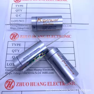 4.7UF400VDC 18*36MM KP матовый серебристый профессиональный кроссоверный конденсатор для динамиков