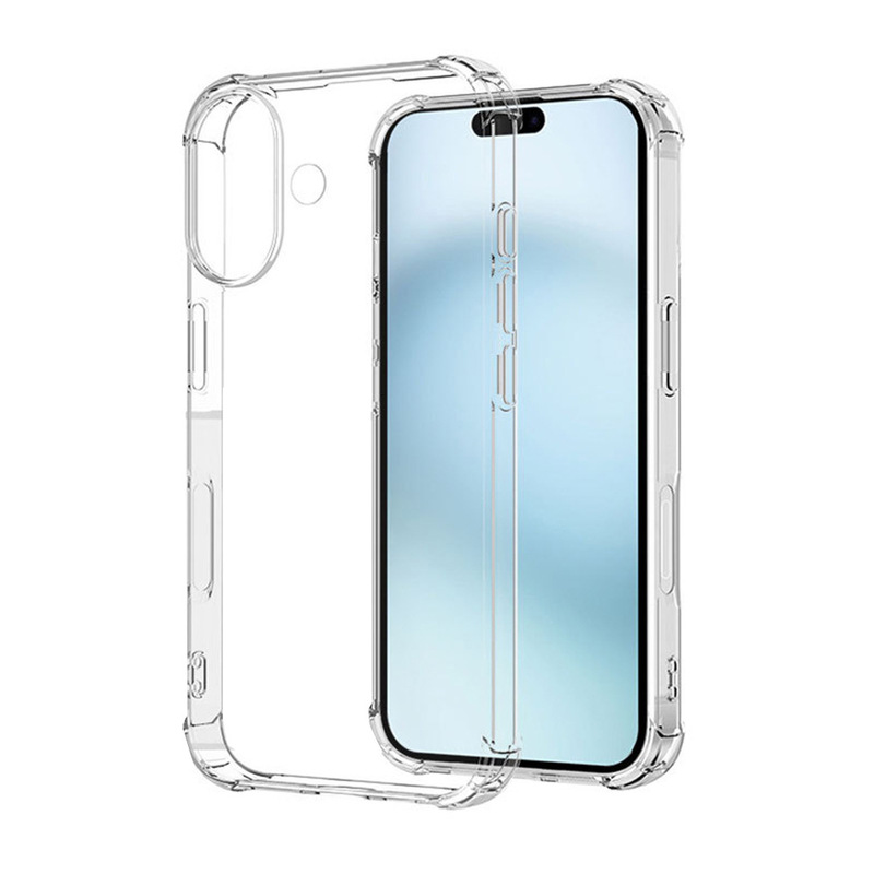 Airbag Anti-Fall Suitable iPhone 17 Protective Case Transparent 14Pro/12 Soft Shell Apple 15Plus Phone Case
