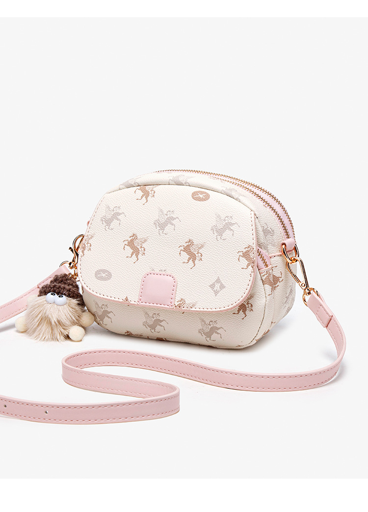 Túi đeo chéo nữ dây xích vintage họa tiết monogram Thu Đông 2025 chi tiết 11