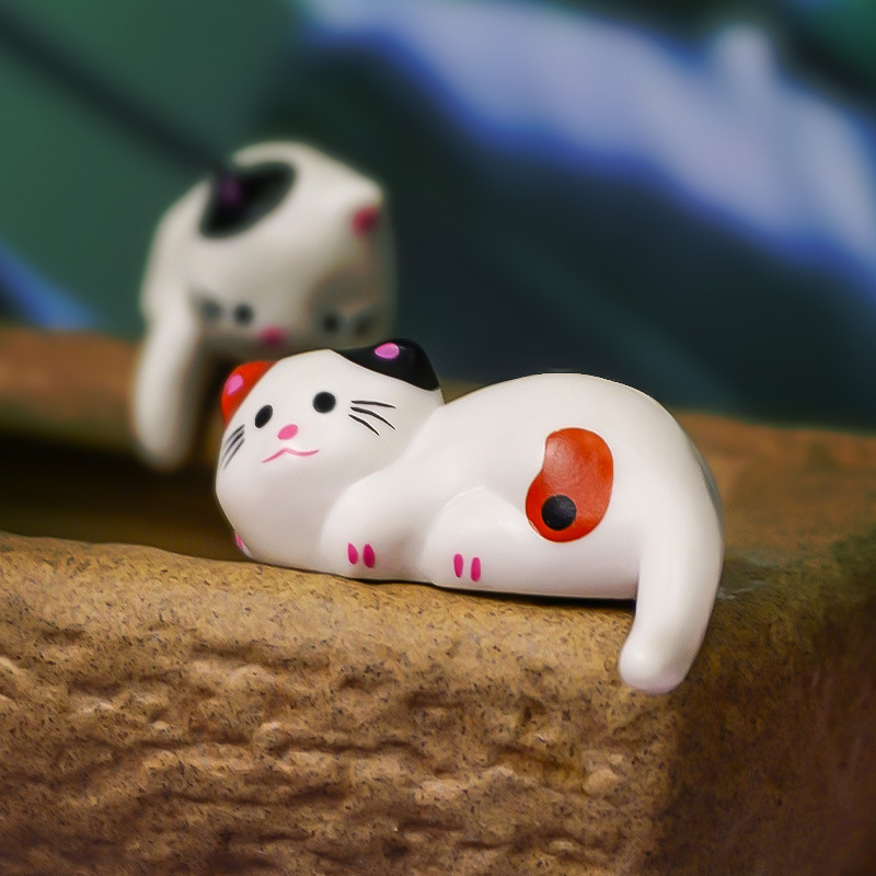 Kitten durmiendo decoración pecera paisaje maullido jugando agua buen tiempo ocio meow ronquido captura de peces gato colgando decoraciones