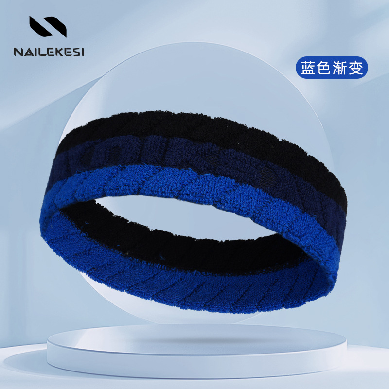 Correa para el cabello deportiva al por mayor para hombres correr fitness baloncesto transpirable cinturón de sudor guía que absorbe el sudor y resistente al sudor cinturón para la cabeza de bádminton femenino
