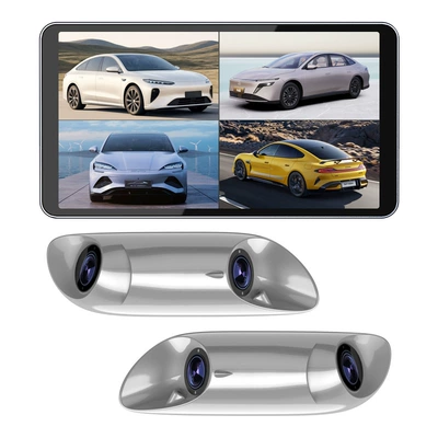 6inch Wide-screen dual-camera 4-way: Driving recorder - m608-four-way-silver