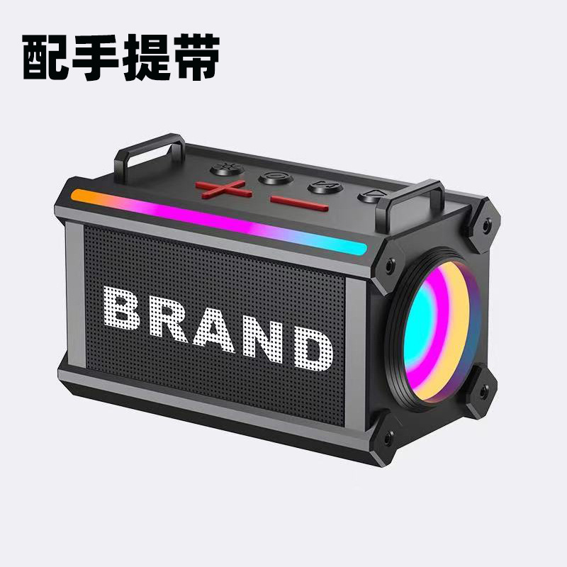 新款蓝牙音箱小钢炮户外车载大功率重低音炮高品质便携式迷你音响|undefined
