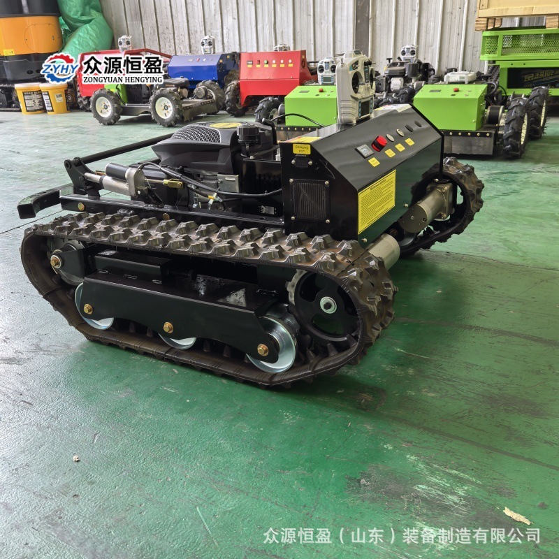 履带式遥控割草机自行走果园打草碎草除草机 600D园林草坪修剪机