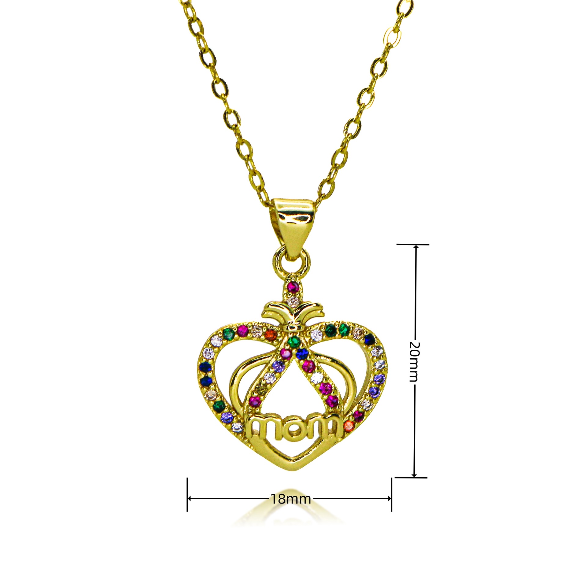 Letter, Heart Shape Pattern All Seasons Season Wholesale Jewelry Simple Style Classic Style Letter Heart Shape Copper Pendant Necklace Cable Chain